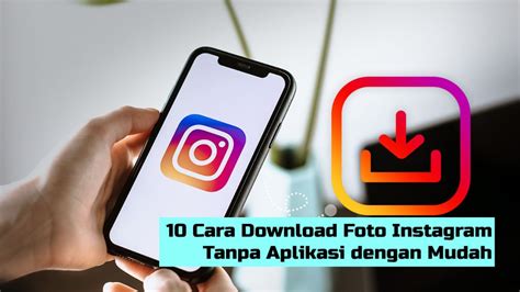 cara download foto instagram dengan menu share