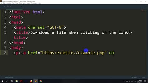 download image from link html