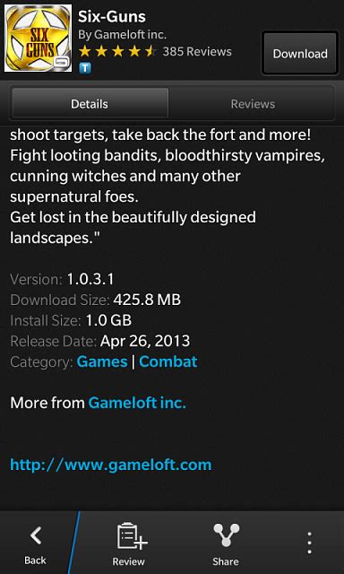 download vs install size