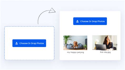 drag and drop file upload javascript example