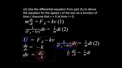 drag equation physics c