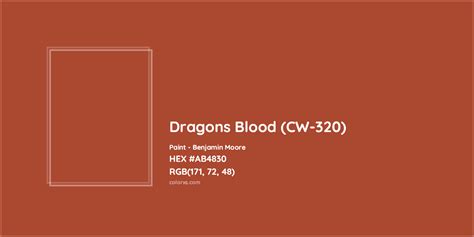 dragon's blood color hex code