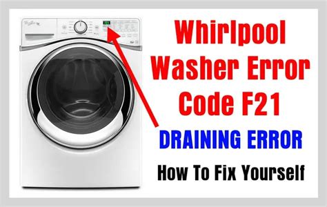 drain line error codes whirlpool stackable washer
