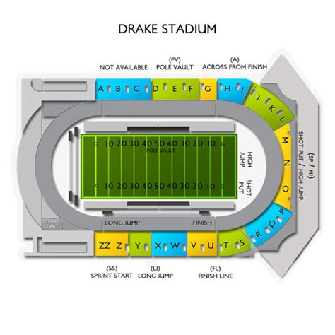 Drake Stadium Seating Chart