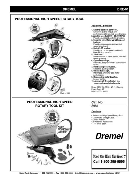 Dremel Tool Catalog