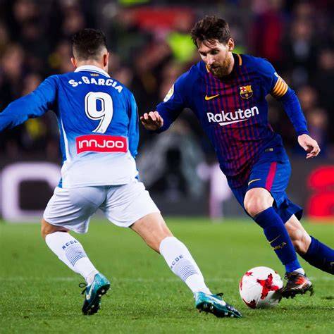 dribbling past defender