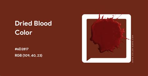 dried blood color hex code