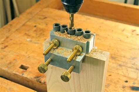 drilled wooden dowel