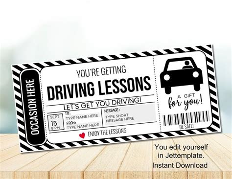 driving lesson code