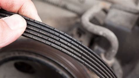 driving with a worn serpentine belt