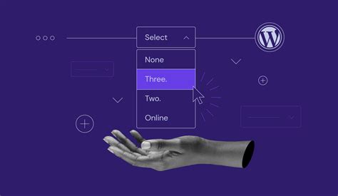 drop down box in wordpress