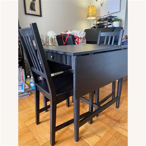 drop leaf table and chairs for small spaces ikea