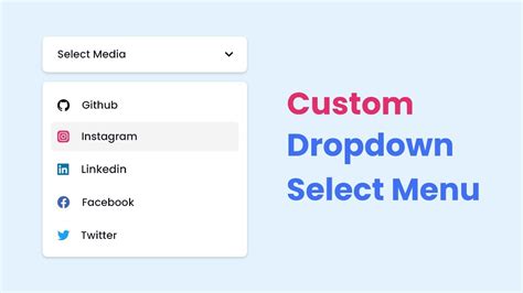 drop menu in html