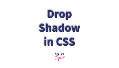 drop shadow css code