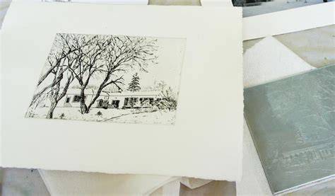 Drypoint printing press