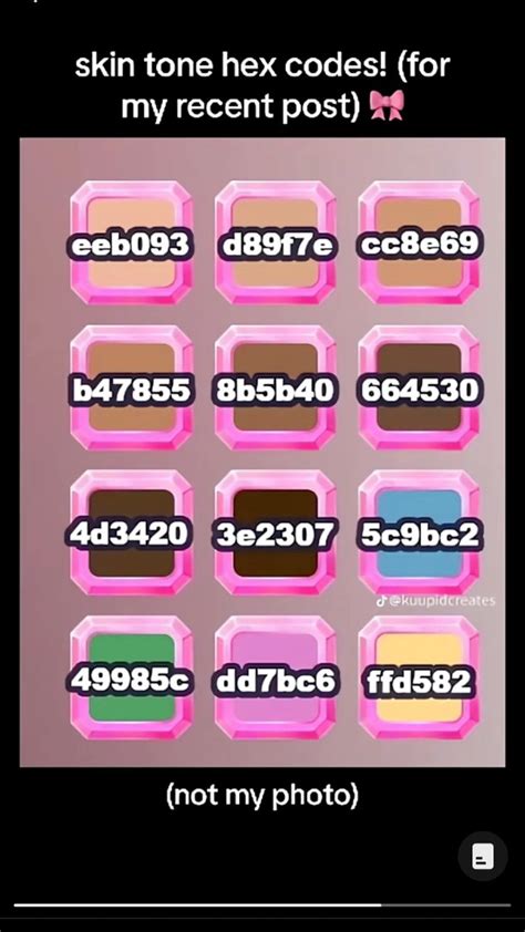 dti skin tone color code
