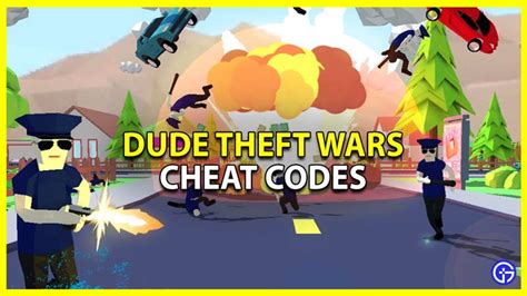 dude theft wars super speed cheat code