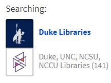 Duke Library Catalog