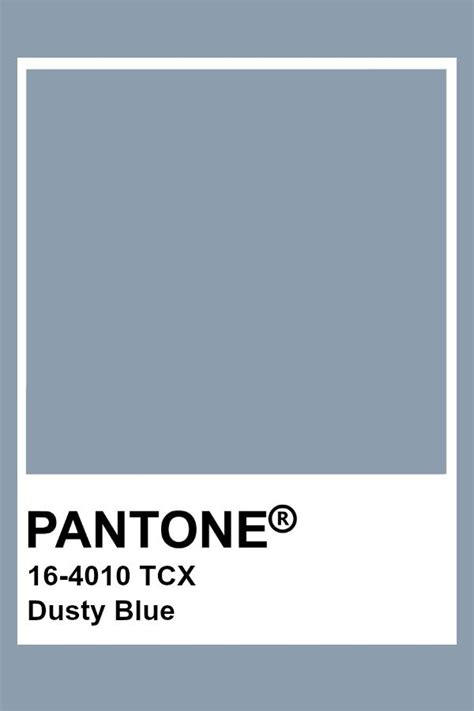 dusty blue pantone code