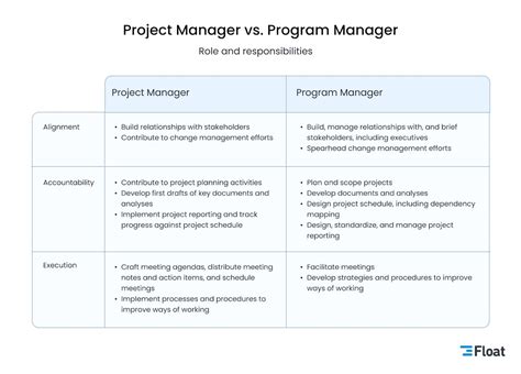 duties and responsibilities of program manager