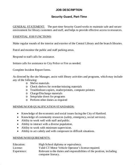 duties and responsibilities of security guard in construction site pdf