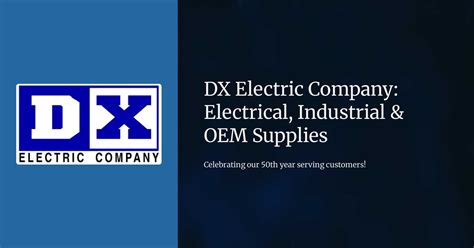 Dx Electric Catalog