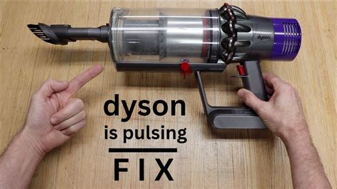 dyson cordless pulsing problem