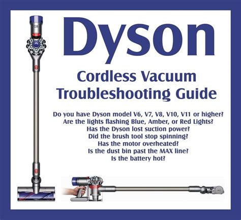 dyson cordless vacuum not working right