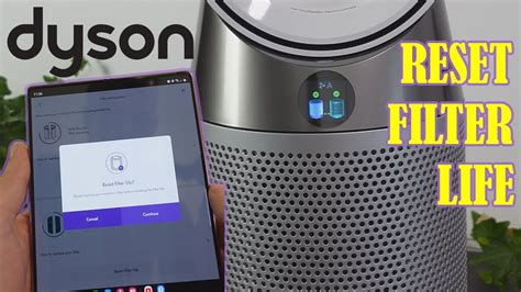 dyson how to reset filter