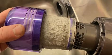 dyson v6 animal pulsing after cleaning filter