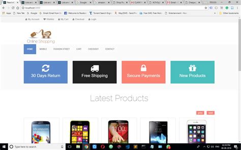 e commerce website in react js with source code github
