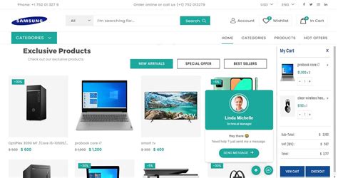 e commerce website sample code