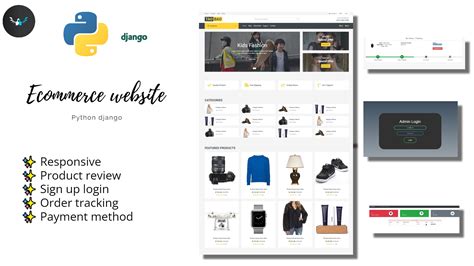 e commerce website source code in python