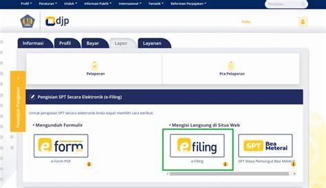 E-filing DJP