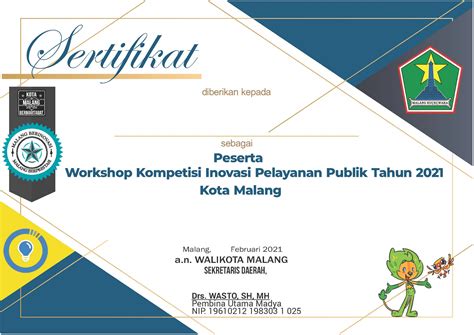 e-sertifikat workshop