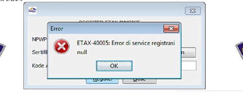eTax Error