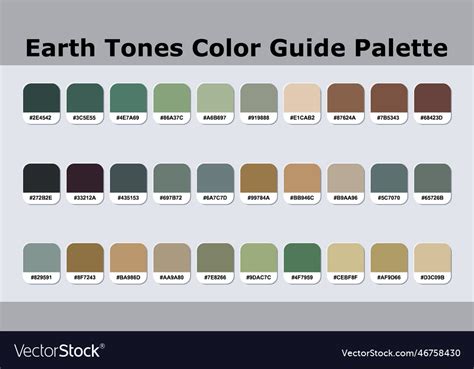 earth tones color code