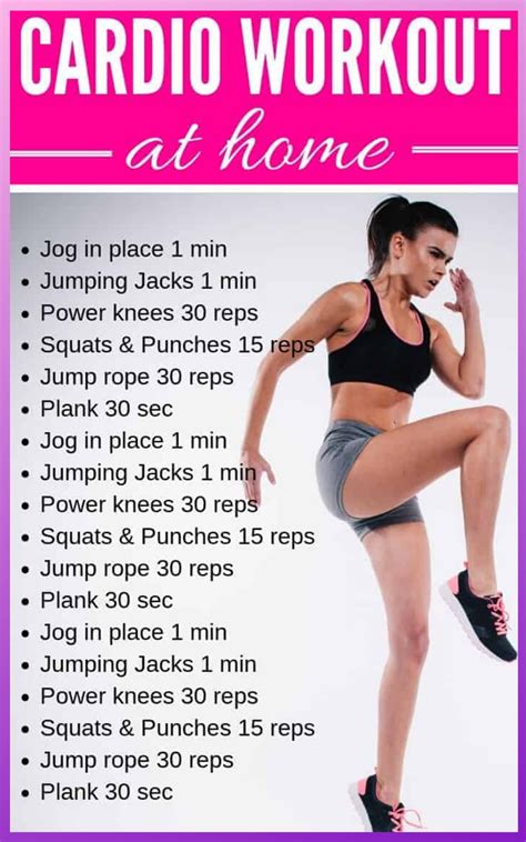 easy cardio exercises at home for beginners