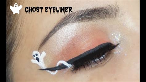 easy halloween makeup using eyeliner
