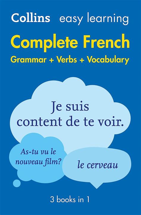 easy learning french complete grammar verbs and vocabulary