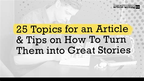 easy topics for article writing