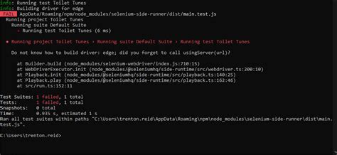 edge driver not working selenium