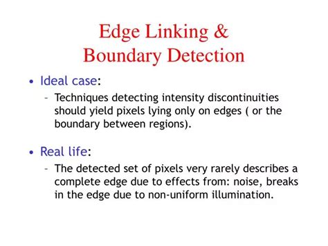 edge linking and boundary detection in digital image processing ppt