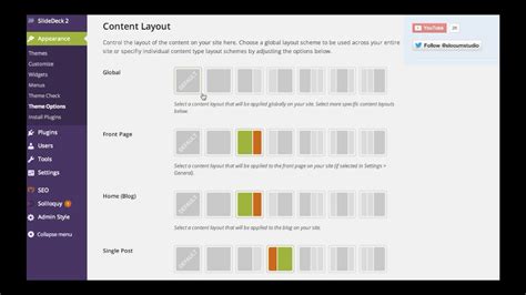 edit page layout wordpress