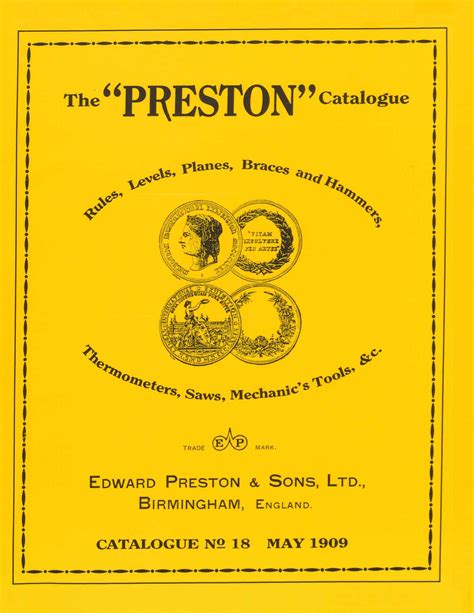 Edward Preston Catalogue