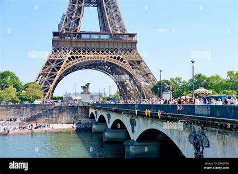 eiffel tower area in paris