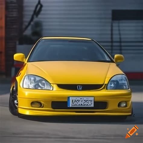 ek9 type r yellow paint code