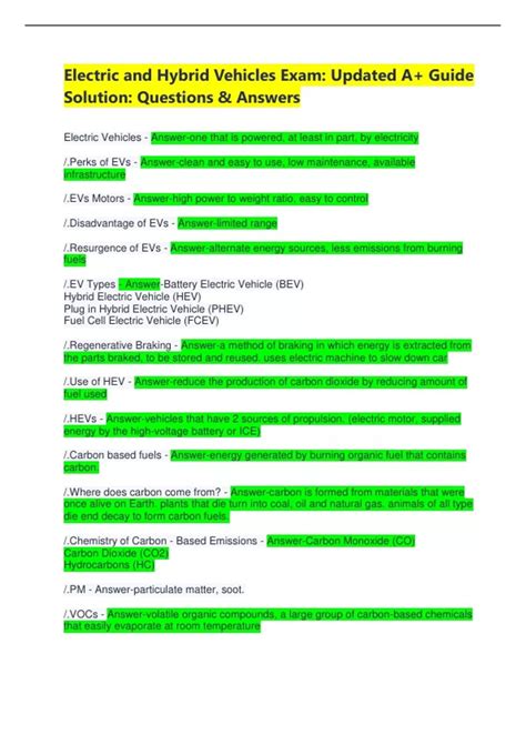 electric and hybrid vehicles reading answers pdf
