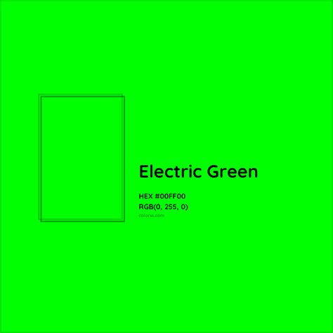 electric green hex code