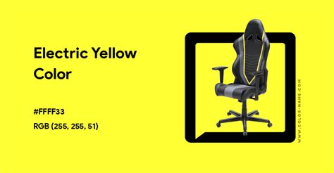 electric yellow color hex code